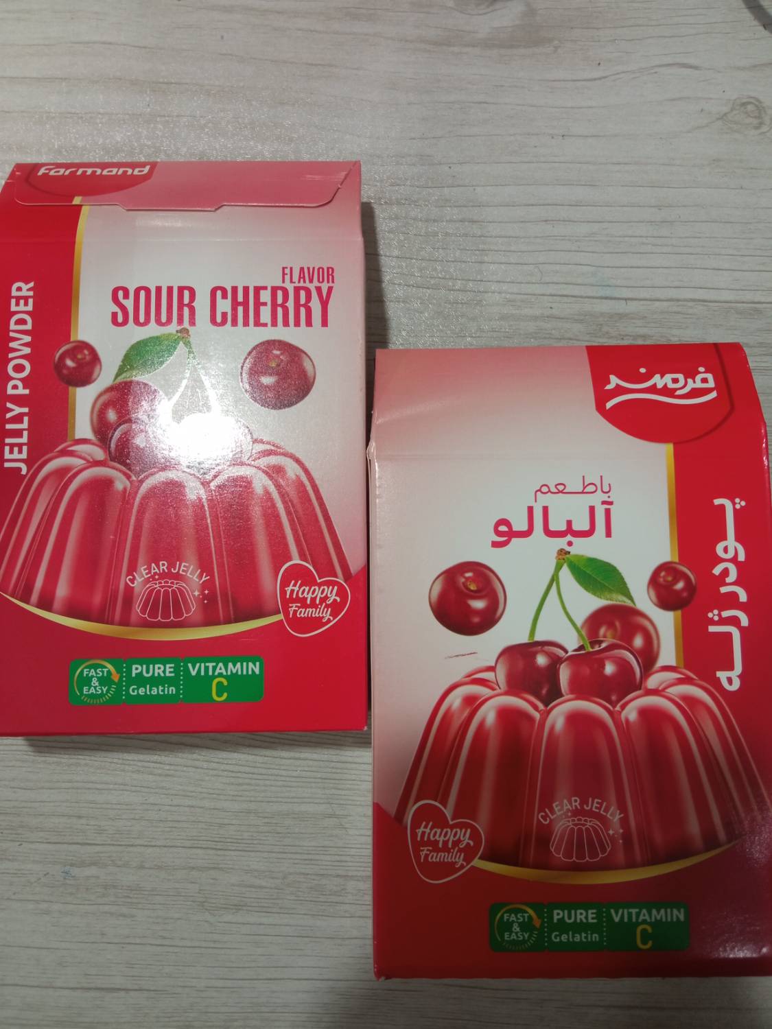 پودر ژله آلبالو