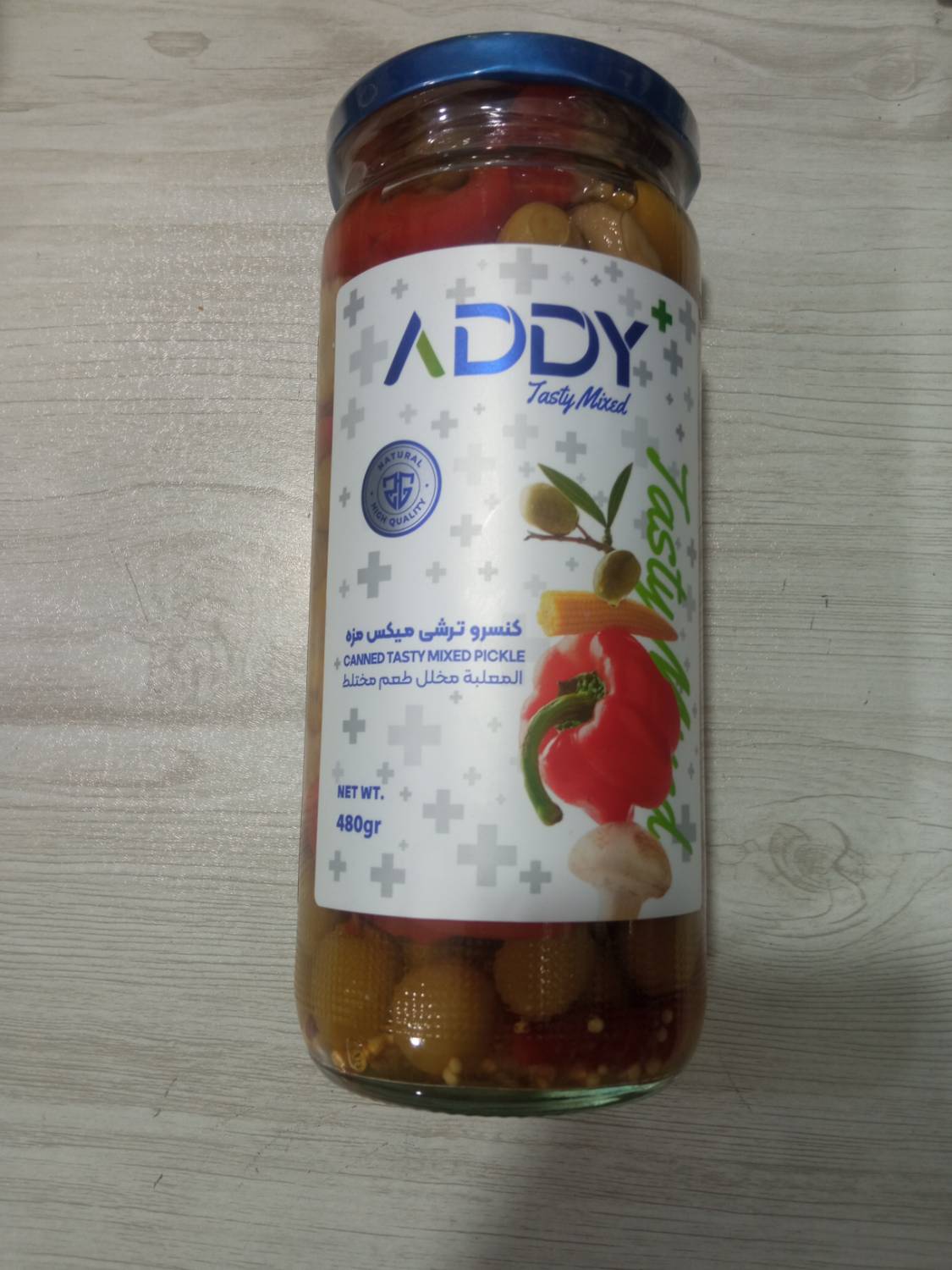 کنسرو ترشی میکس مزه 