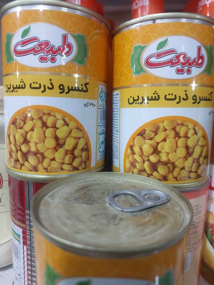 کنسرو ذرت شیرین